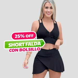 Faldishort VV Negro