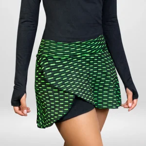 Faldishort onda VV - Negro/verde - L, Modelo Onda